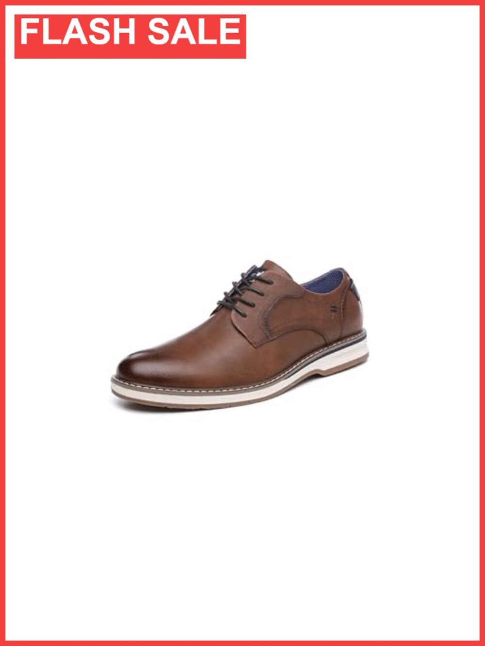 Mens Oxford Dress Shoes Lace-Up Round Toe Business Casual Comfortable